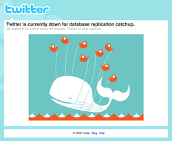 Twitter Downtime Message